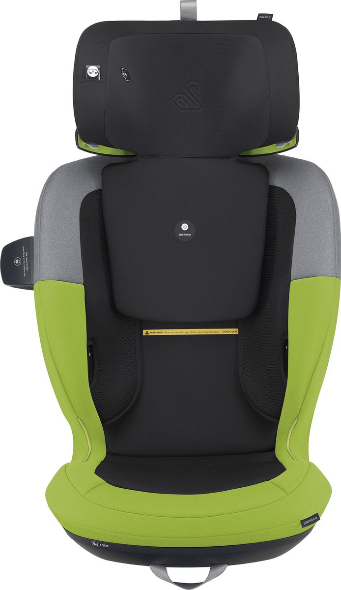 Swandoo Charlie i-Size Autostoel 433C Lime/Sesame Grey