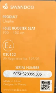 Swandoo Charlie i-Size Autostoel Sesame Grey