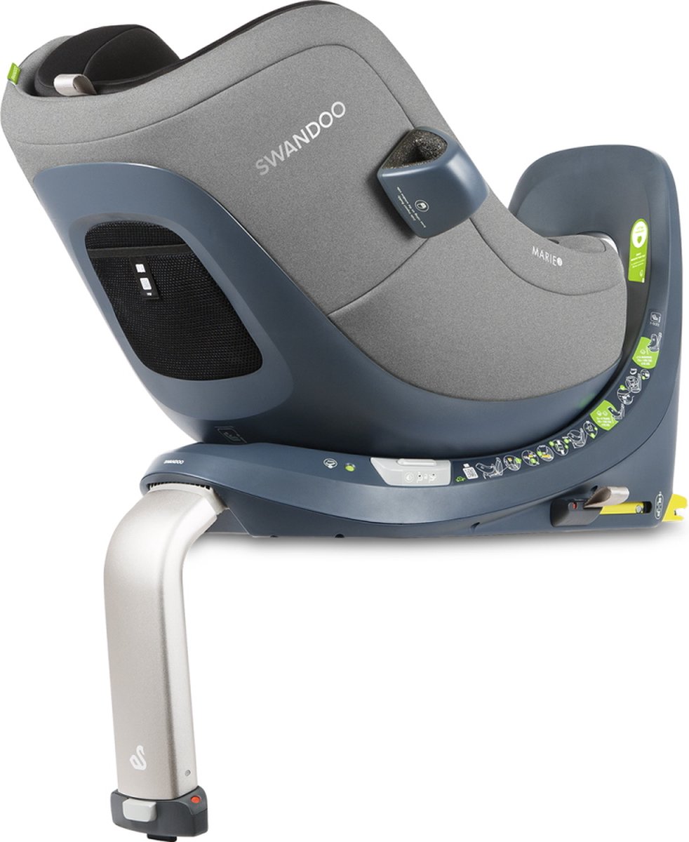 Swandoo Marie 3 360° i-Size Sesame Grijs Autostoel 0-18 kg