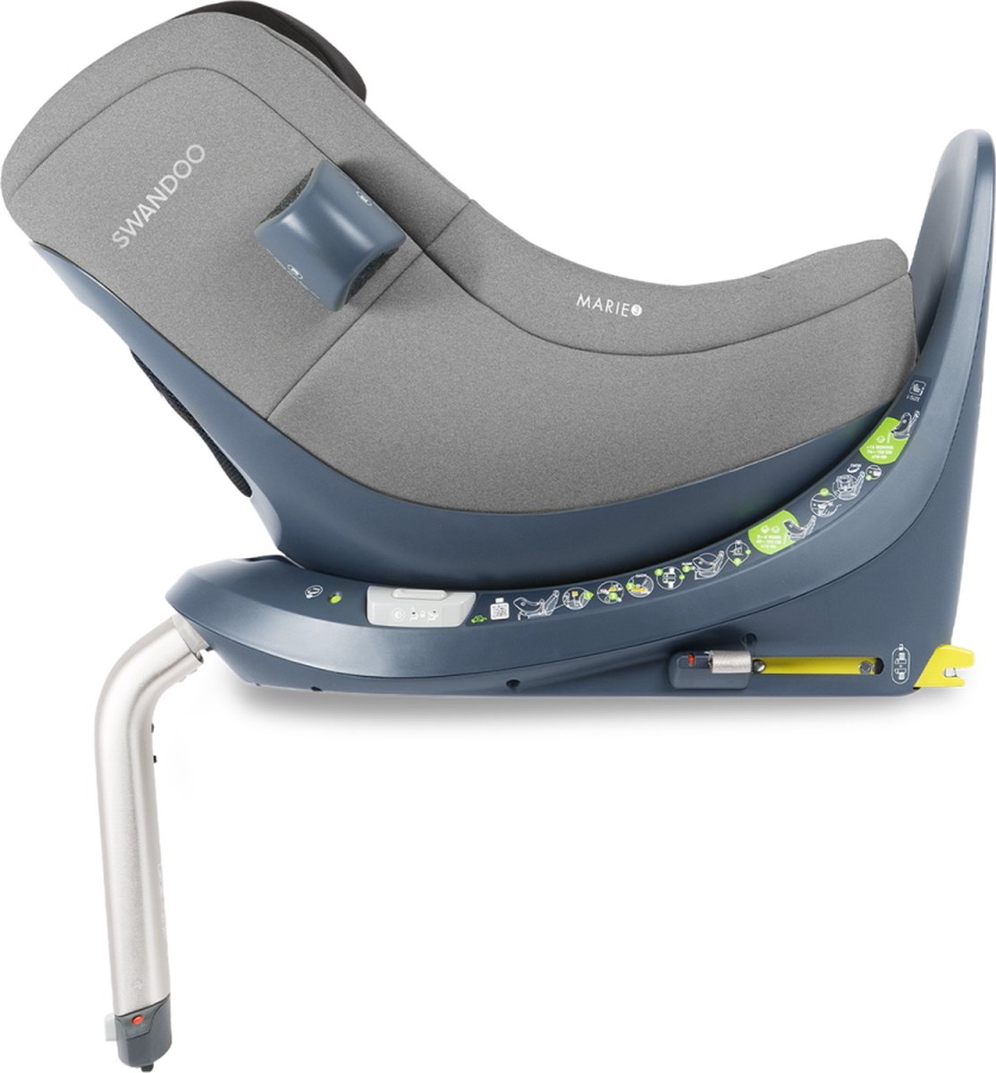 Swandoo Marie 3 360° i-Size Sesame Grijs Autostoel 0-18 kg
