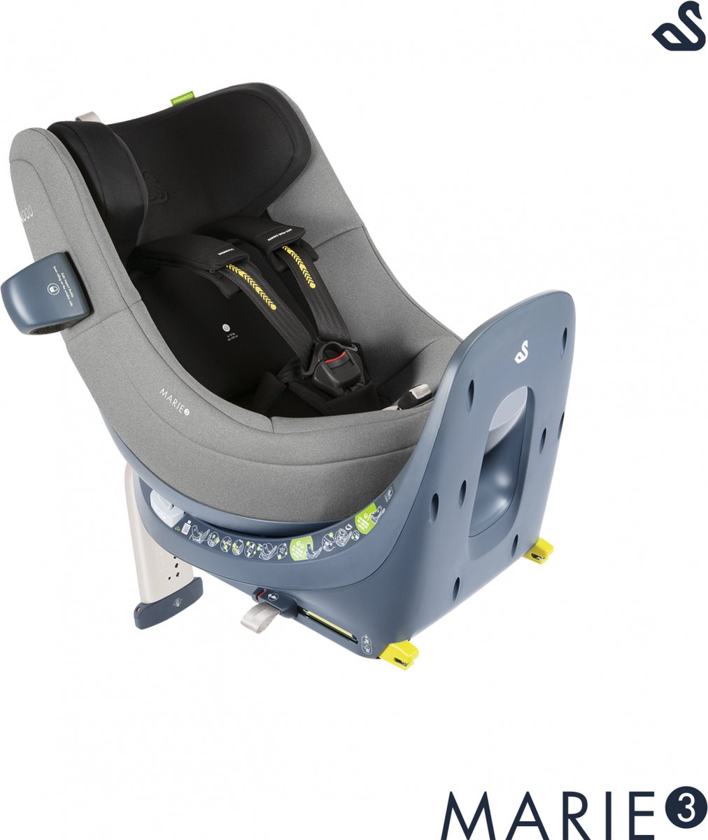 Swandoo Marie 3 360° i-Size Sesame Grijs Autostoel 0-18 kg