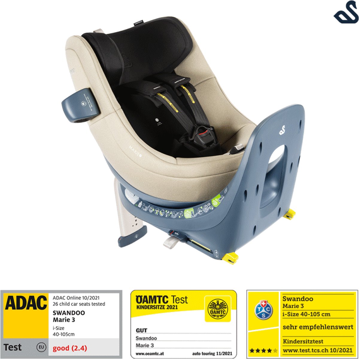 Swandoo Marie 3 Autostoel Alfalfa Beige 0-18 kg