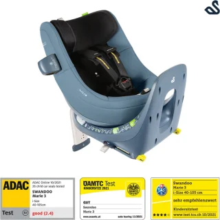 Swandoo Marie 3 i-Size Autostoel Blueberry