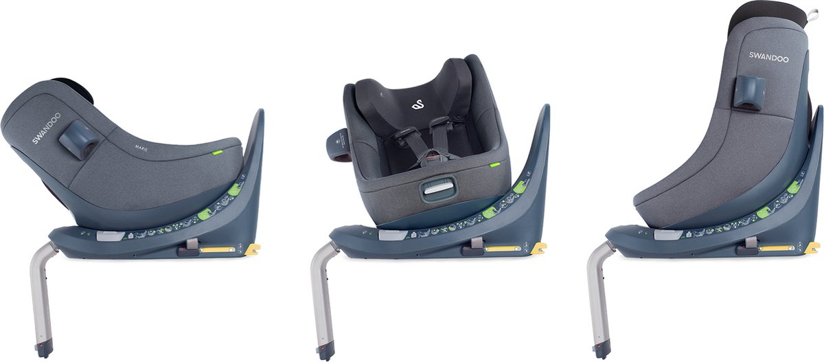 Swandoo Marie 3 i-Size Autostoel Chia Black