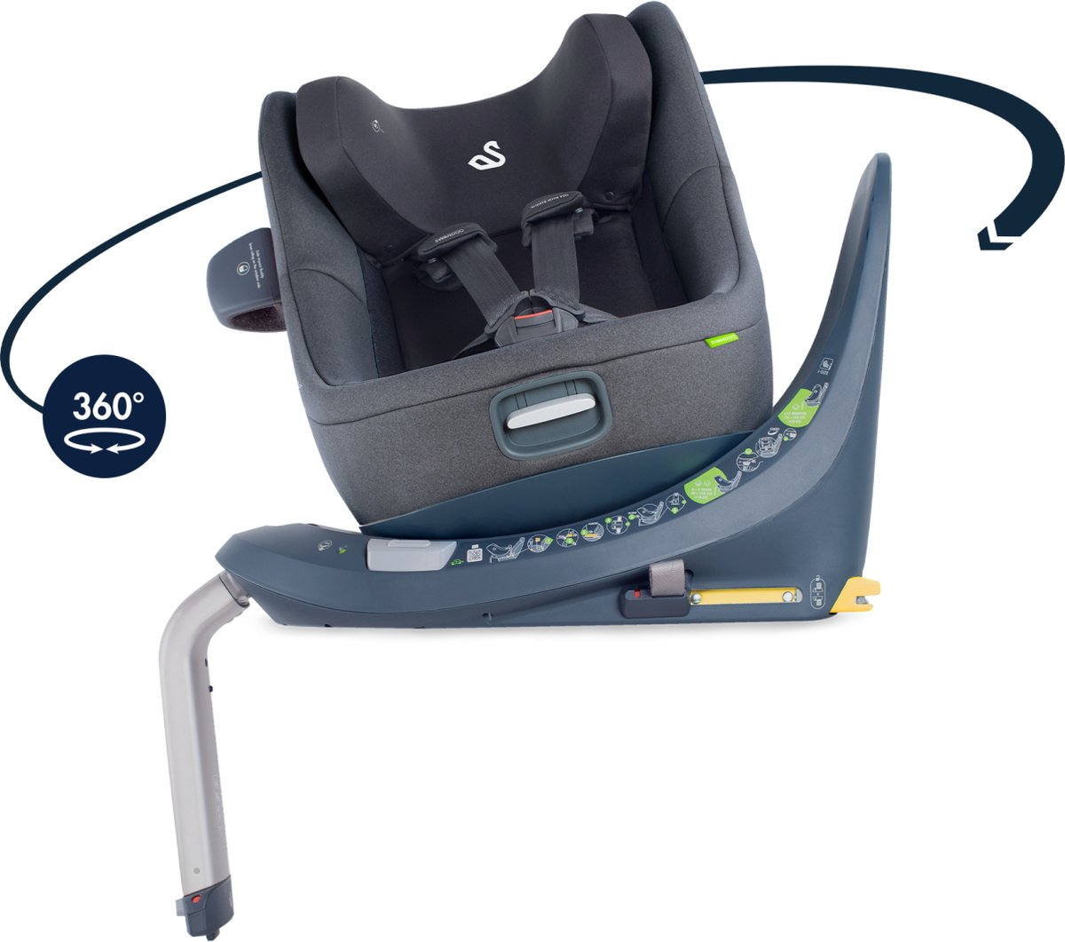 Swandoo Marie 3 i-Size Autostoel Chia Black