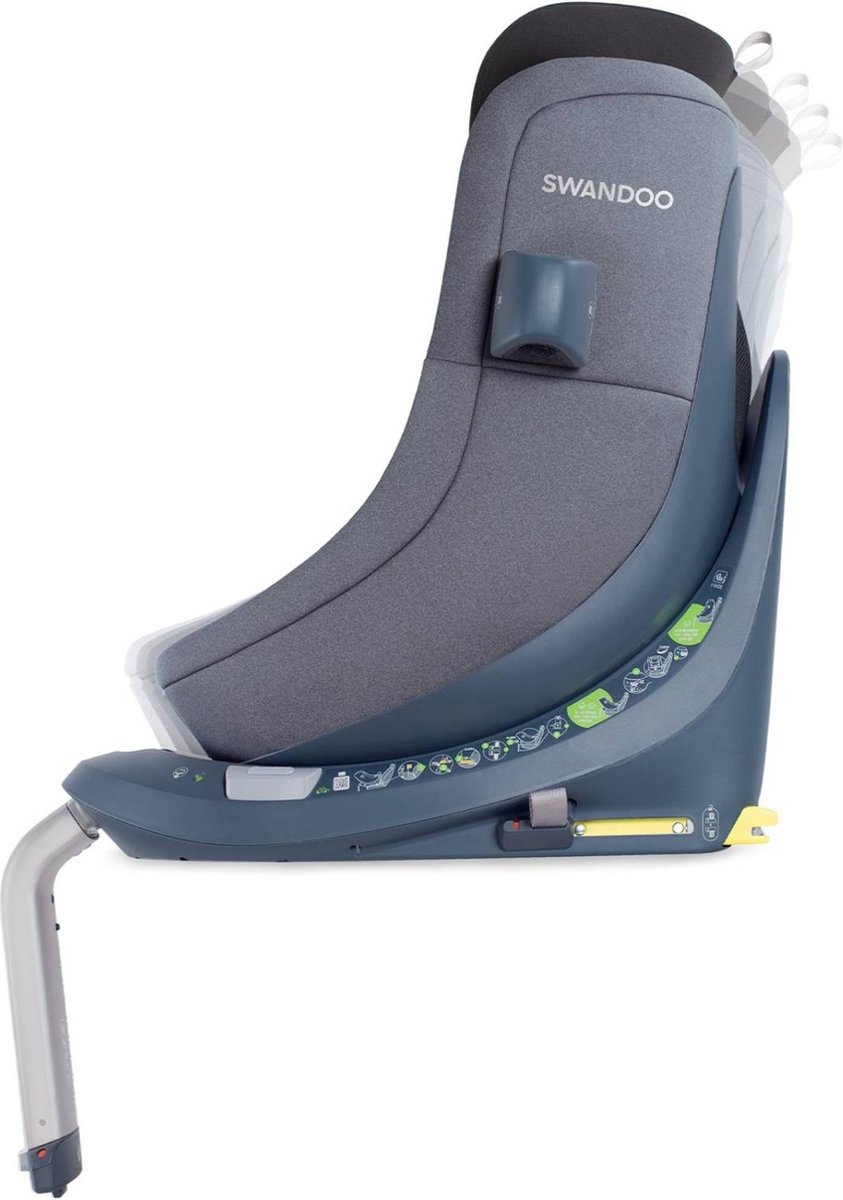Swandoo Marie 3 i-Size Autostoel Chia Black