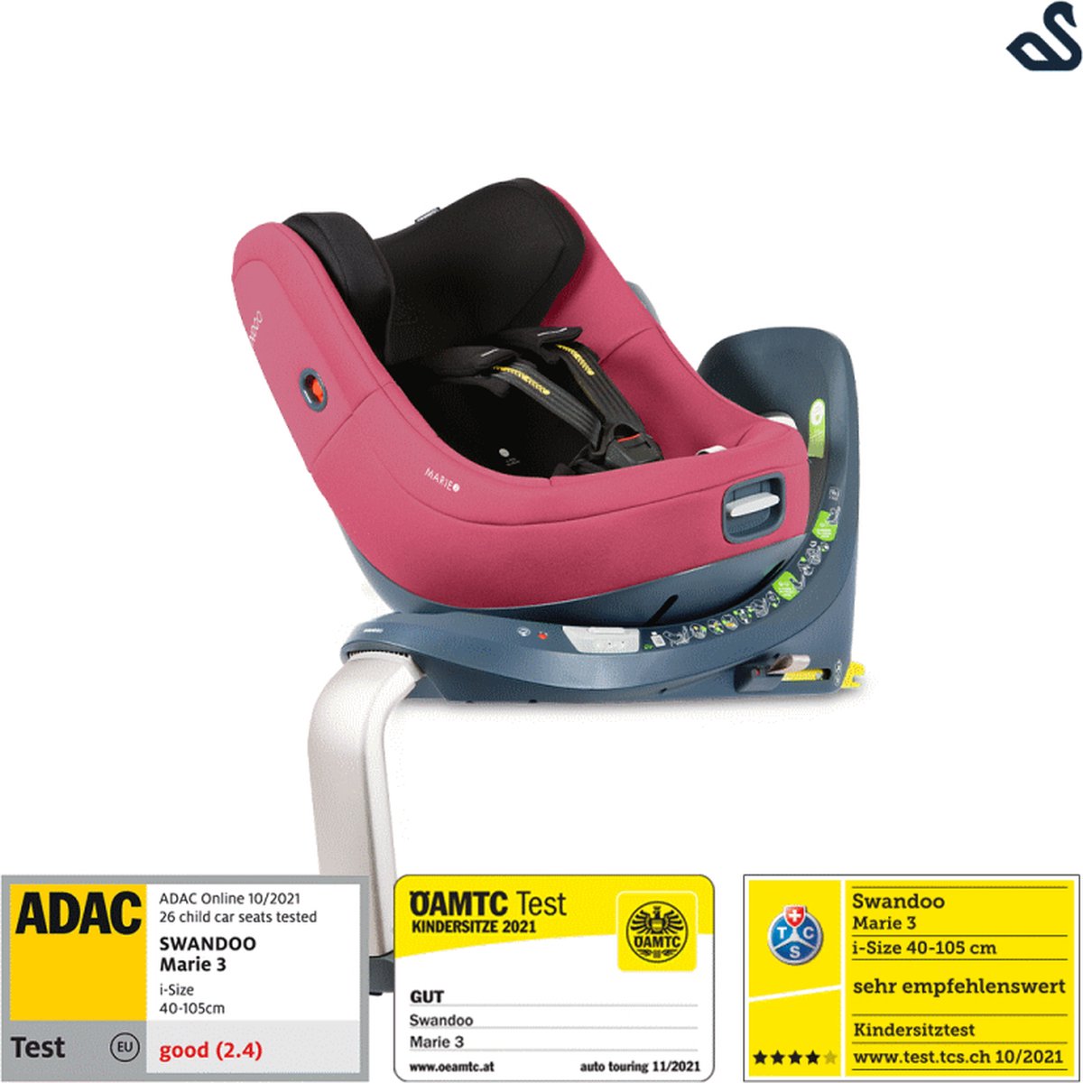 Swandoo Marie 3 i-Size Autostoel Forest Fruits Rood