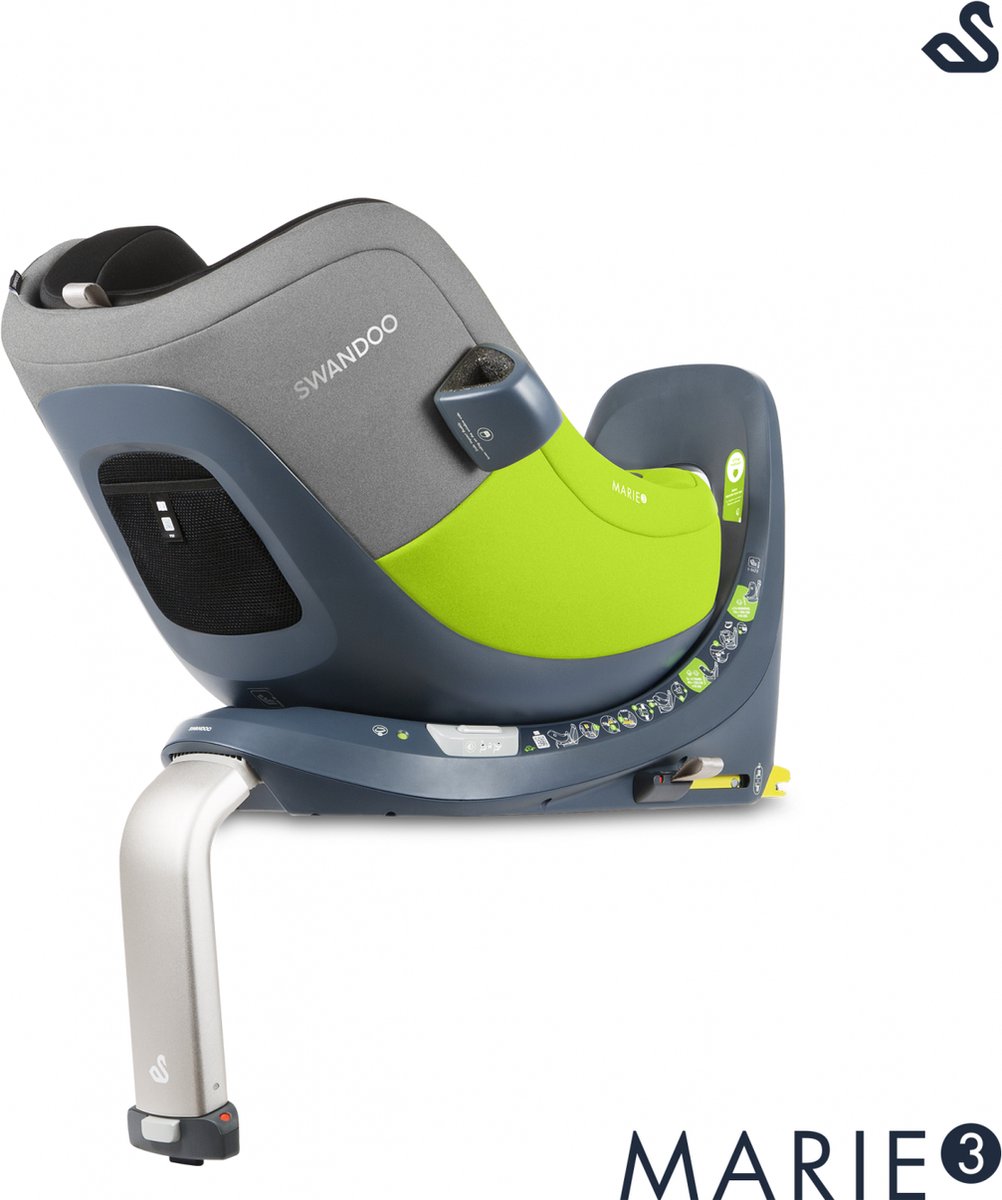 Swandoo Marie 3 i-Size Autostoel Sesame/Lime Groen 0-18 kg