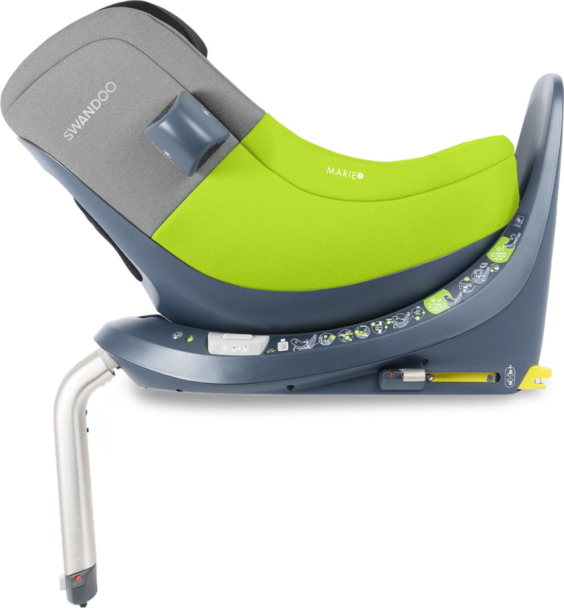 Swandoo Marie 3 i-Size Autostoel Sesame/Lime Groen 0-18 kg