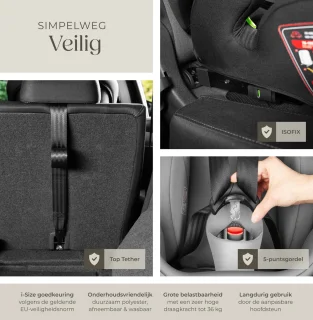 tectake Autostoel Emely i-Size Isofix