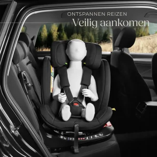 tectake® Draaibare Isofix Autostoel Kinderstoel i-Size