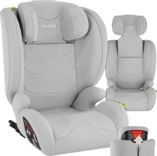 tectake Kinderautostoeltje i-Size YB805A lichtgrijs