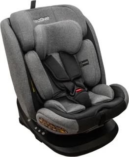 Thuys Autostoel 360° Draaibaar Isofix Kinderzitje Grijs