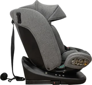 Thuys Autostoel 360° Draaibaar Isofix Kinderzitje Grijs