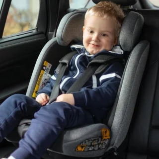 Thuys Autostoel 360° Draaibaar Isofix Kinderzitje Grijs