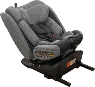 Thuys Autostoel 360° Draaibaar Isofix Kinderzitje Grijs