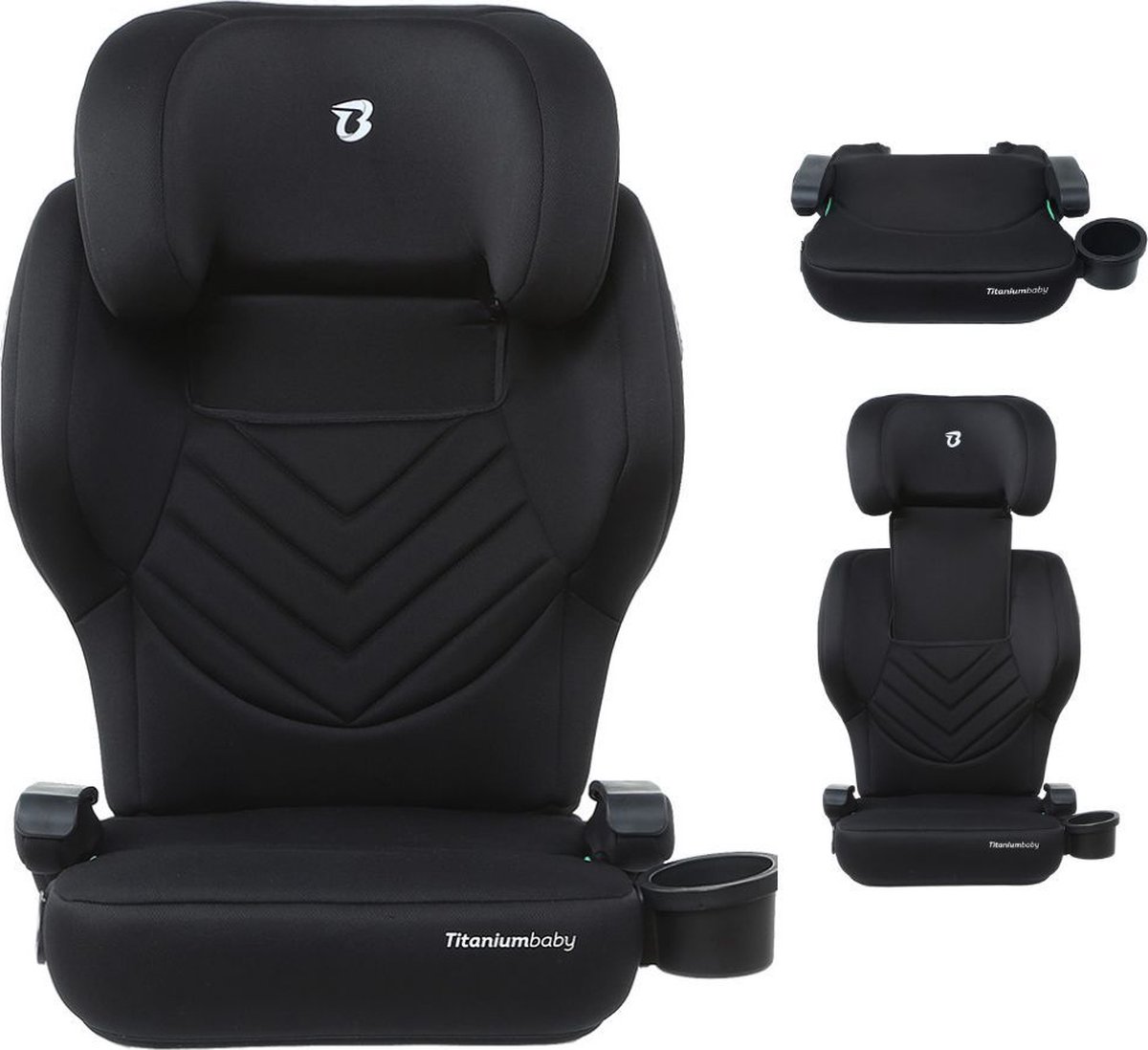 Titaniumbaby Ixion Black i-Size Autostoel 100-150 cm