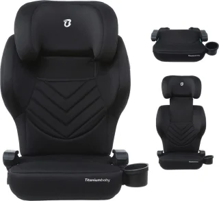 Titaniumbaby Ixion Black i-Size Autostoel 100-150 cm