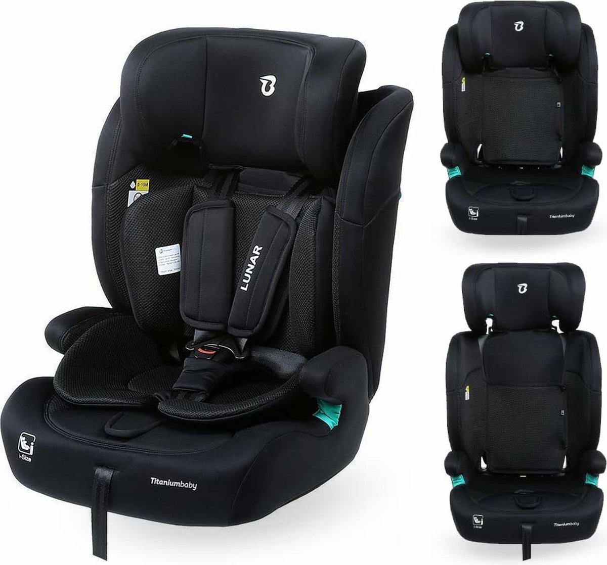 Titaniumbaby Lunar Autostoel Zwart I-size