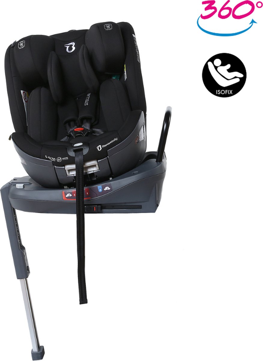 Titaniumbaby Stellar Autostoel I-size Zwart