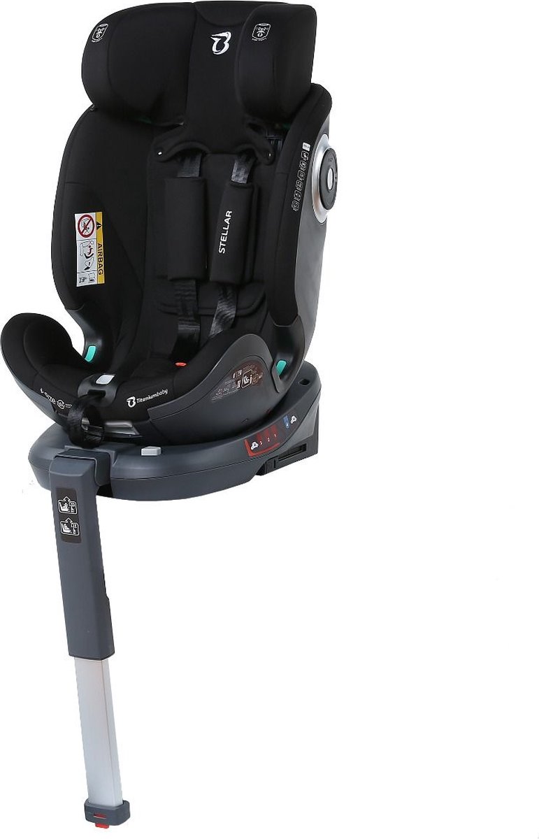 Titaniumbaby Stellar Autostoel I-size Zwart
