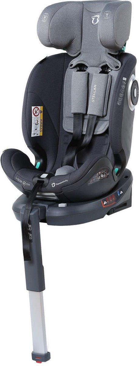 Titaniumbaby Stellar I-size Autostoel Grijs