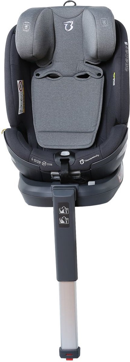 Titaniumbaby Stellar I-size Autostoel Grijs