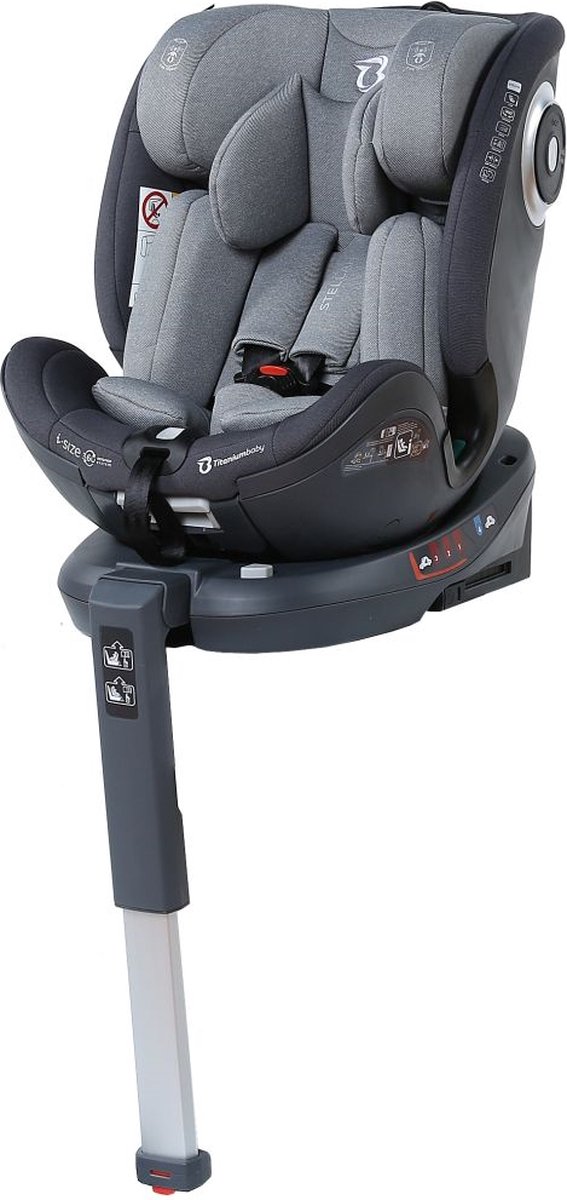 Titaniumbaby Stellar I-size Autostoel Grijs