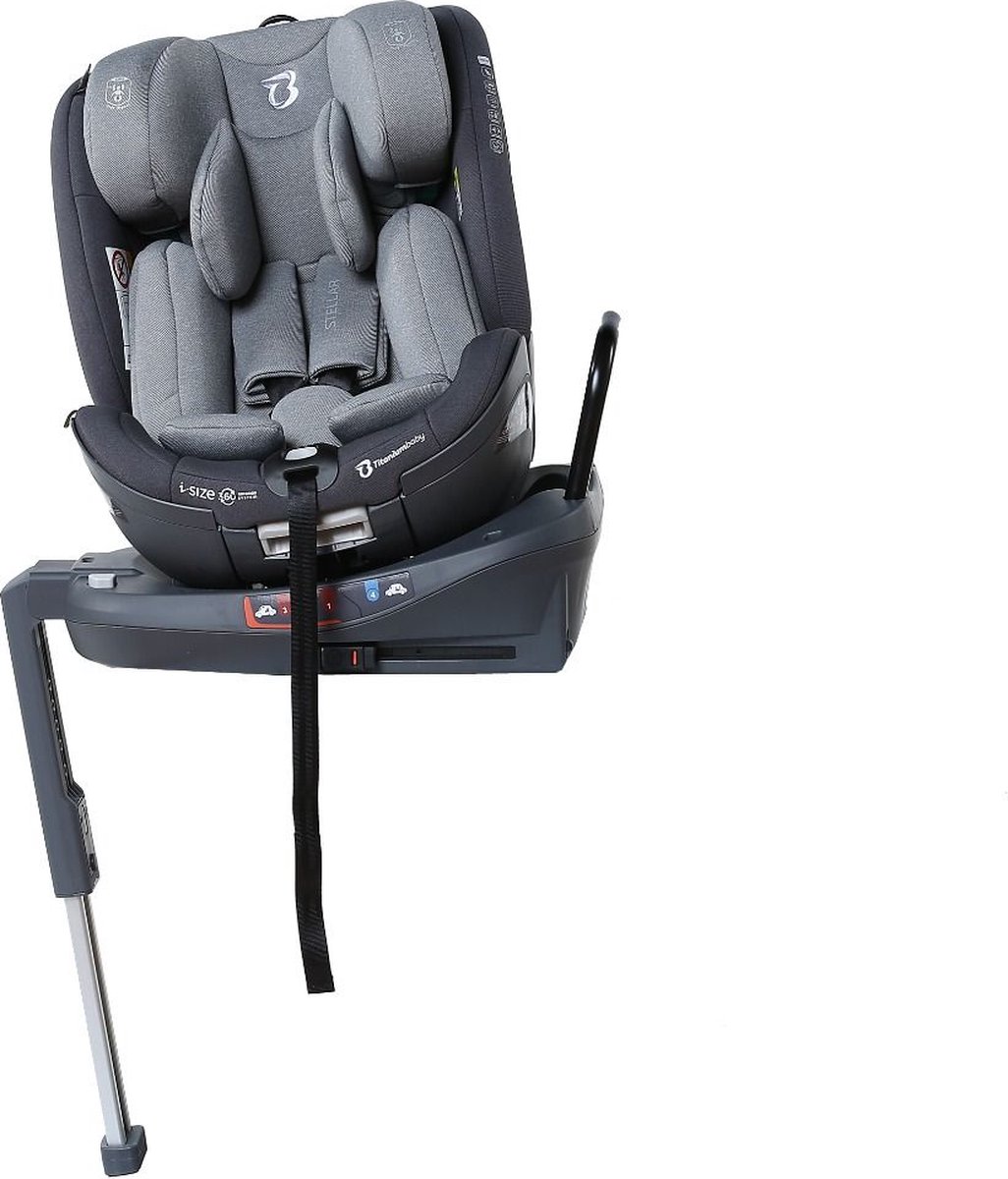 Titaniumbaby Stellar I-size Autostoel Grijs