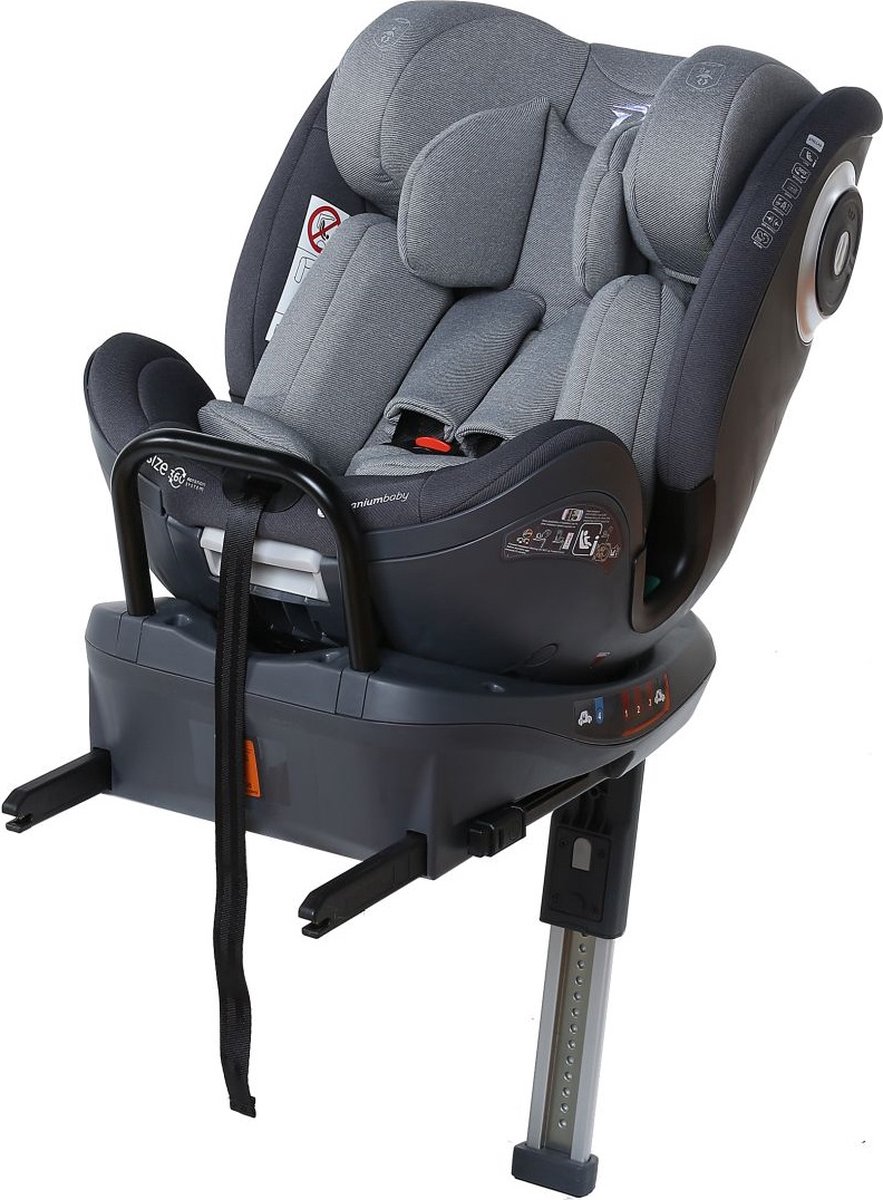 Titaniumbaby Stellar I-size Autostoel Grijs