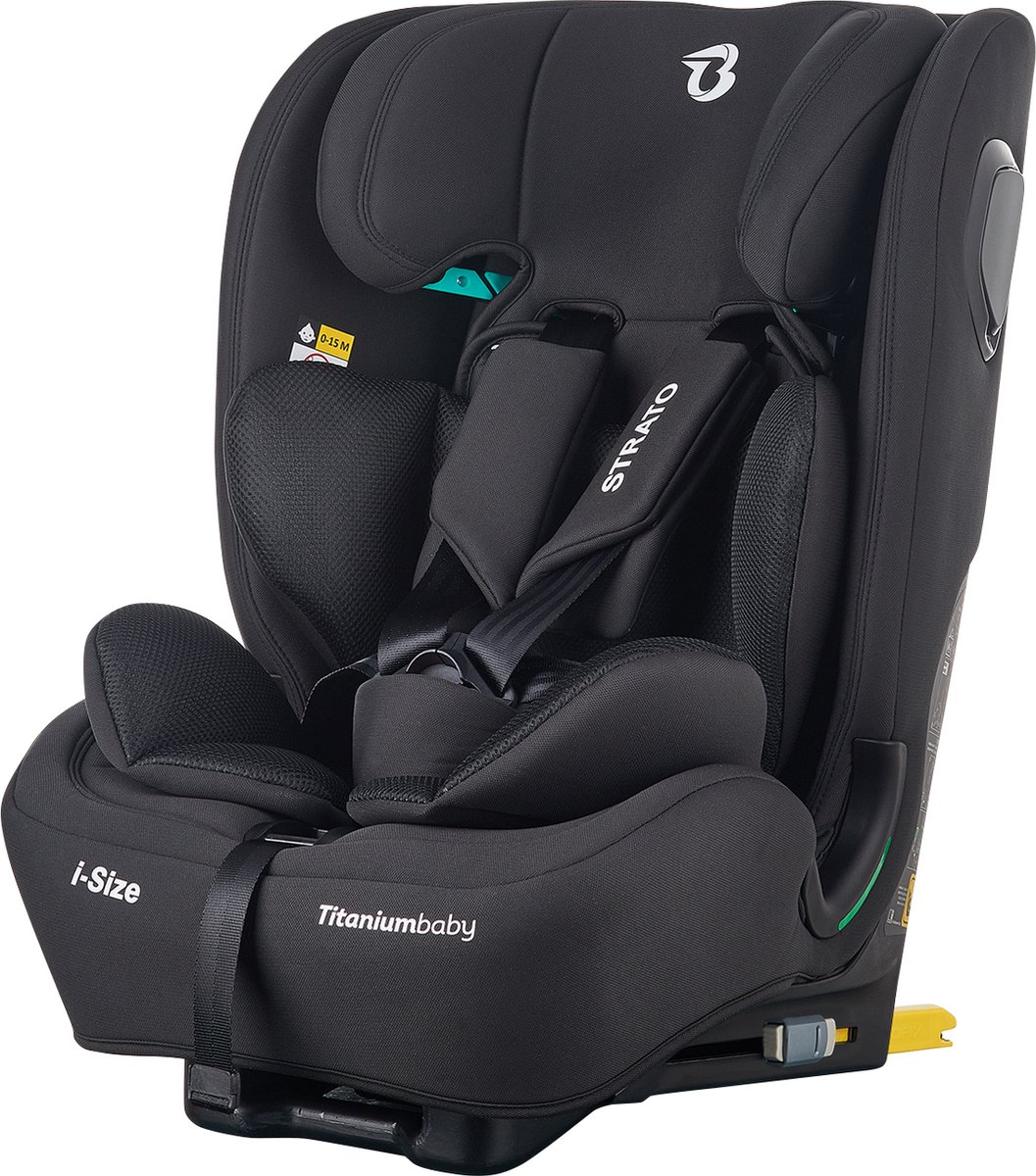 Titaniumbaby Strato I-size Autostoel Zwart