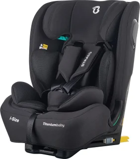 Titaniumbaby Strato I-size Autostoel Zwart