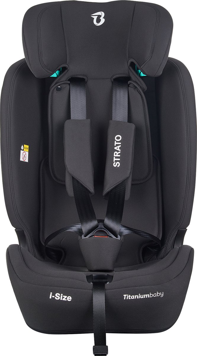 Titaniumbaby Strato I-size Autostoel Zwart