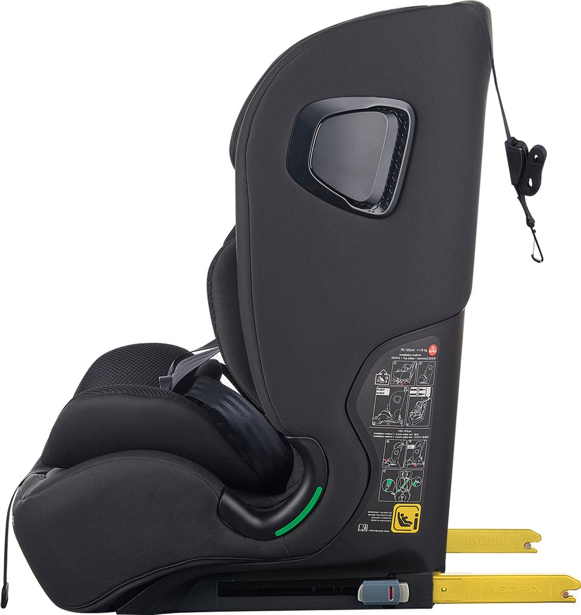 Titaniumbaby Strato I-size Autostoel Zwart
