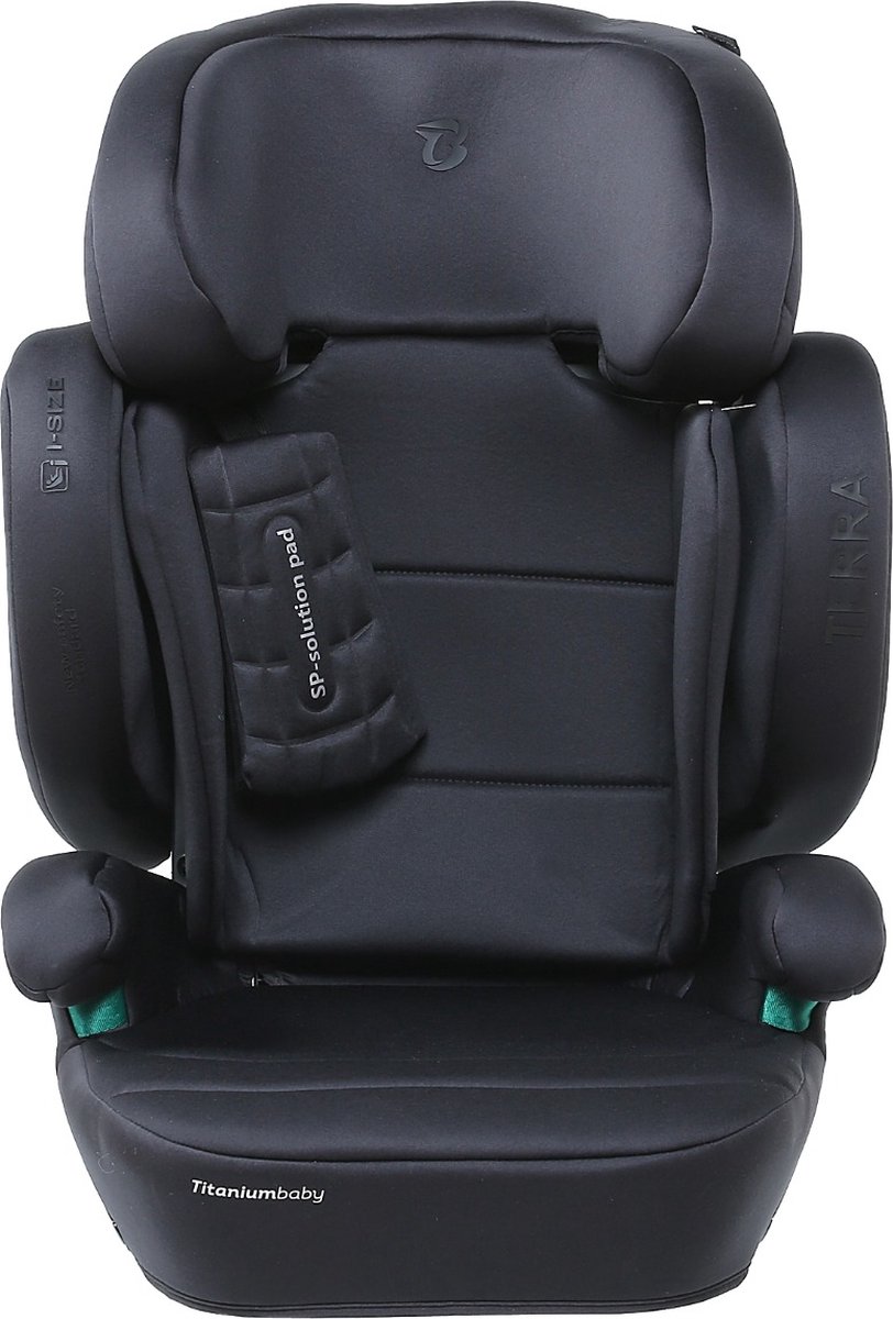Titaniumbaby Terra Autostoel i-Size 100-150 cm Zwart