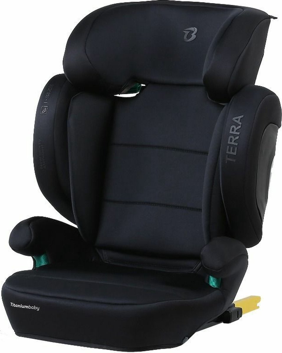 Titaniumbaby Terra Autostoel i-Size 100-150 cm Zwart