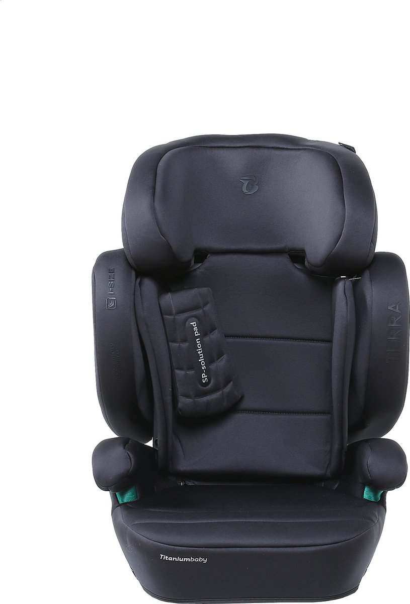 Titaniumbaby Terra Autostoel i-Size 100-150 cm Zwart
