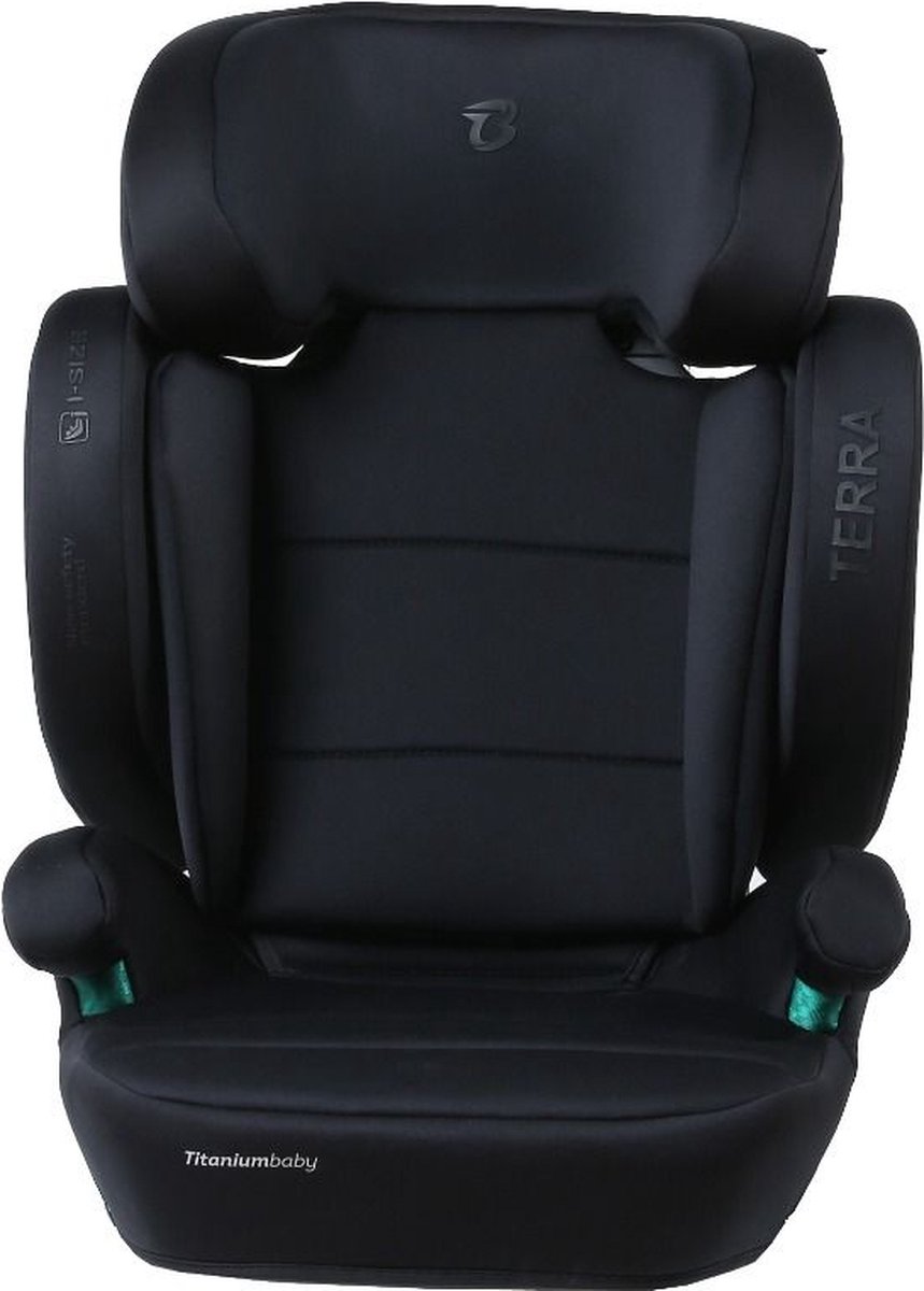 Titaniumbaby Terra Autostoel i-Size 100-150 cm Zwart