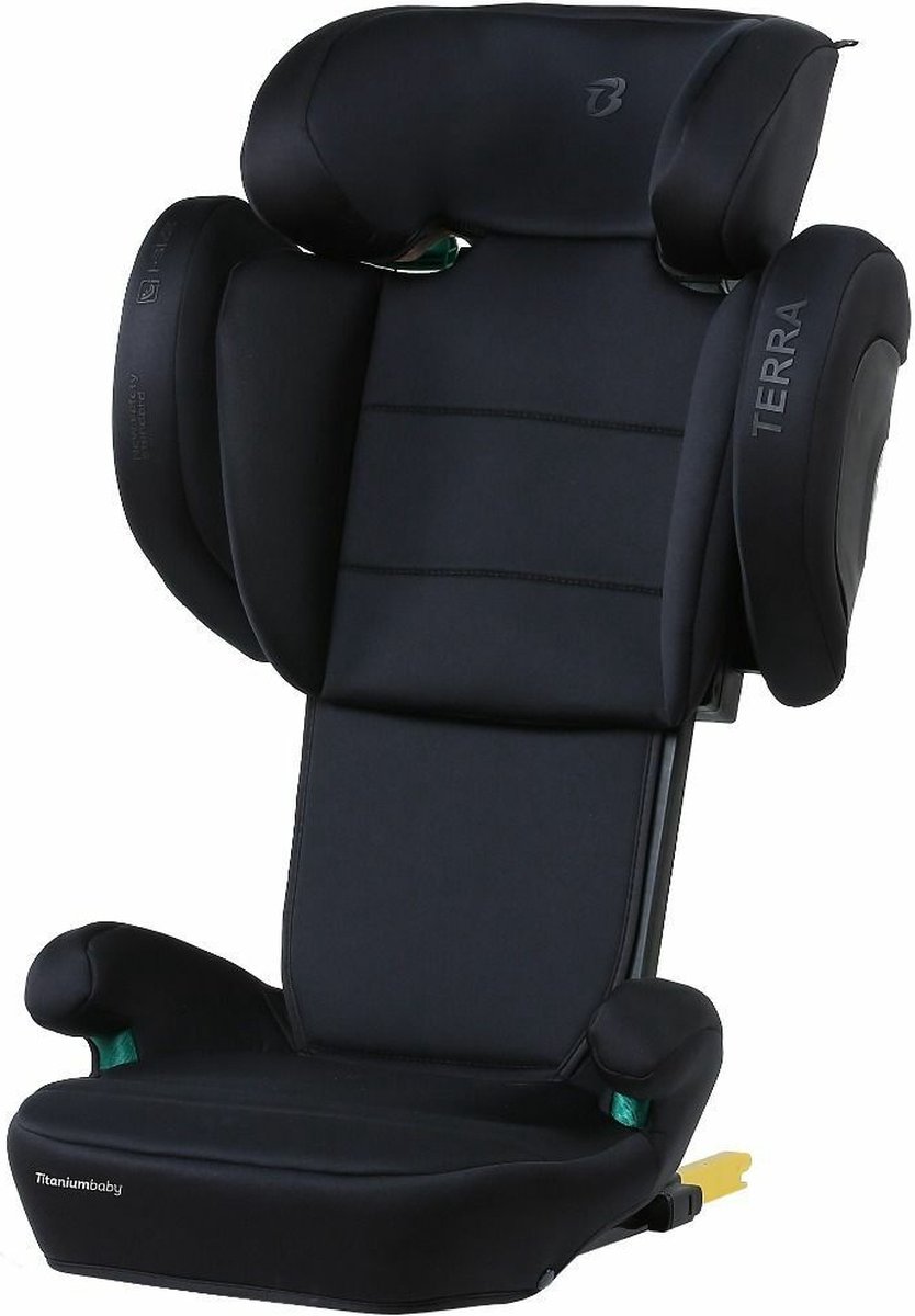 Titaniumbaby Terra Autostoel i-Size 100-150 cm Zwart