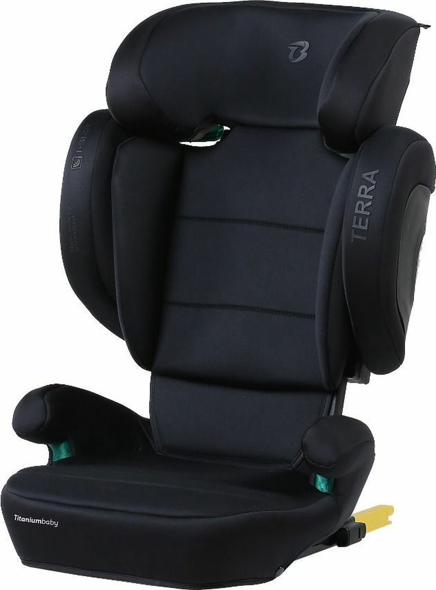 Titaniumbaby Terra Autostoel i-Size 100-150 cm Zwart