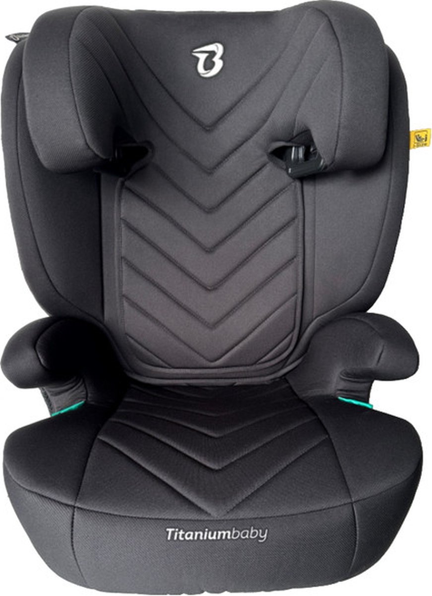 Titaniumbaby Vidar Zwart ISOFIX Autostoel 100-150 cm TB-5956