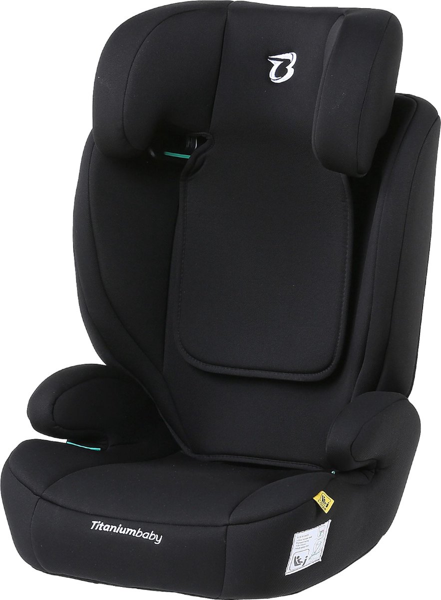 Titaniumbaby Vidar Zwart ISOFIX Autostoel 100-150 cm TB-5956