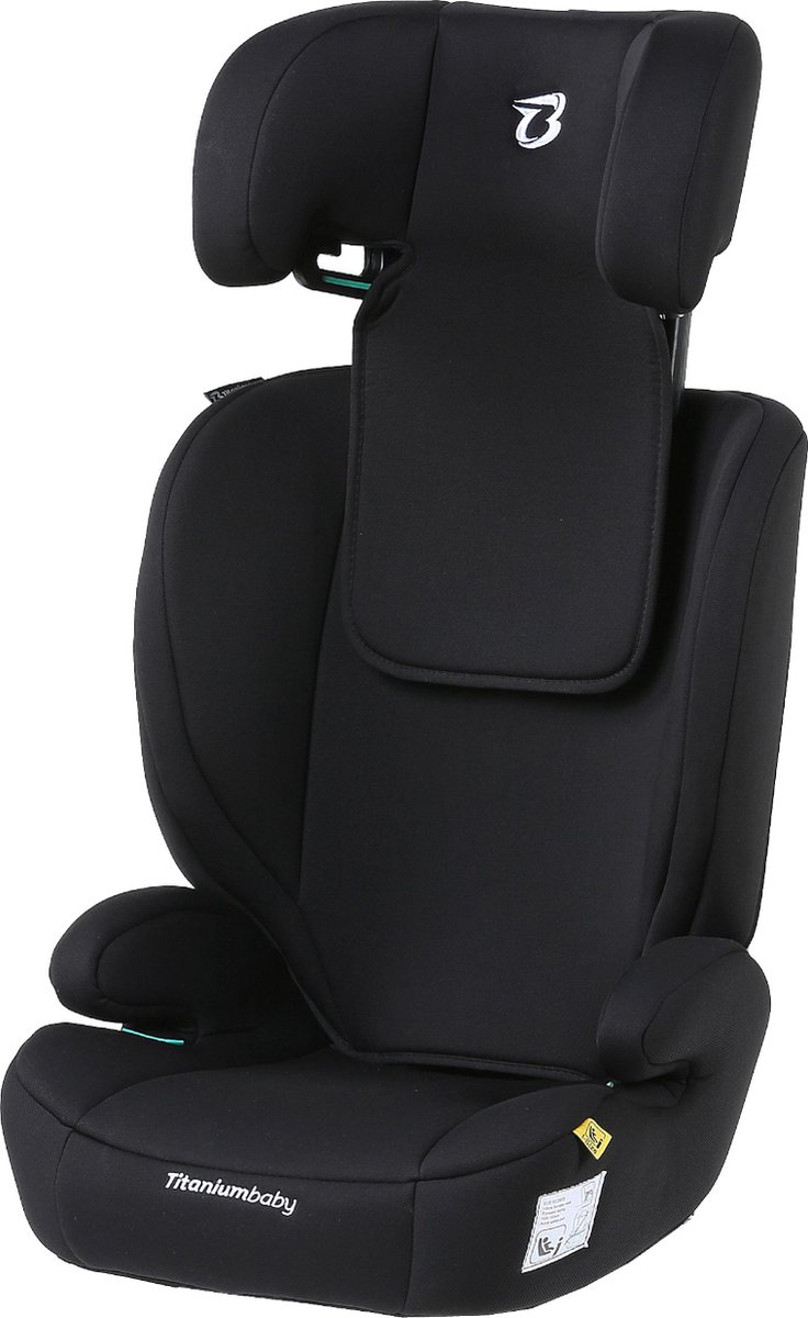 Titaniumbaby Vidar Zwart ISOFIX Autostoel 100-150 cm TB-5956