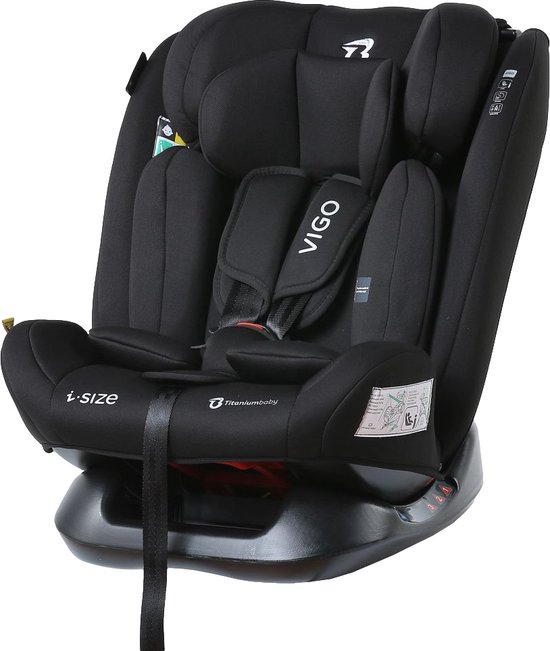 Titaniumbaby Vigo i-Size Autostoel Zwart