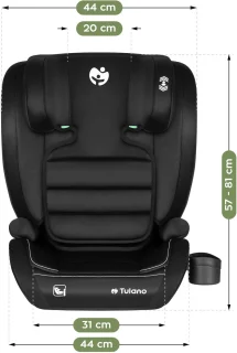Tulano Autostoeltje Joy 25 Zwart