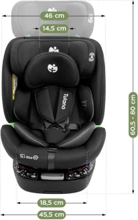 Tulano Autostoeltje LOOM 35 Zwart