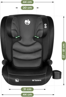Tulano Joy 20 Autostoeltje Zwart/Grijs
