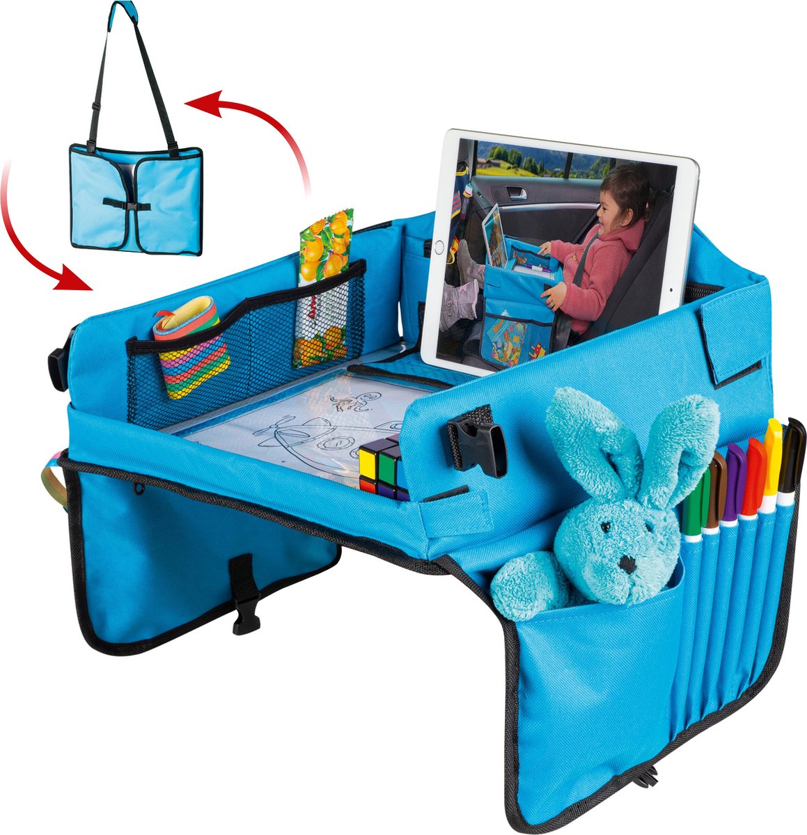 Walser Kinderspeeltafel Auto Blauw