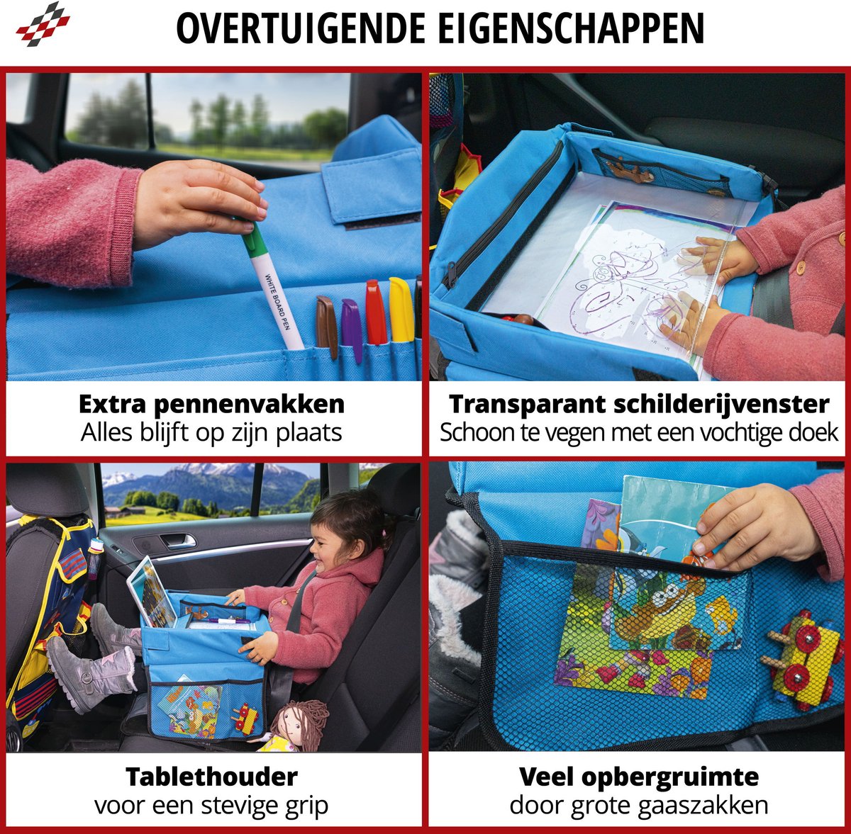 Walser Kinderspeeltafel Auto Blauw