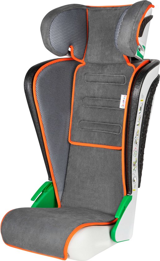 Walser Noemi kinderautostoeltje 3-8 jaar antraciet/oranje